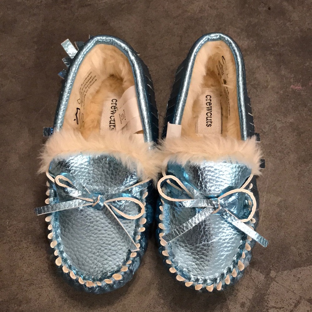 Crewcuts Blue moccasins
